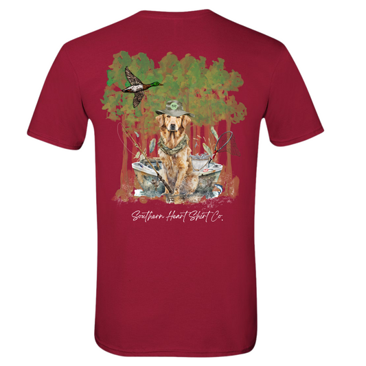 Fishing Retriever- Southern Heart Shirt Co- Made to order