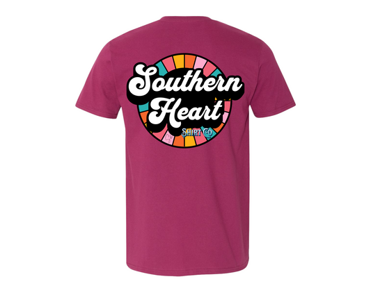 Retro- Southern Heart Shirt Co- Made to order