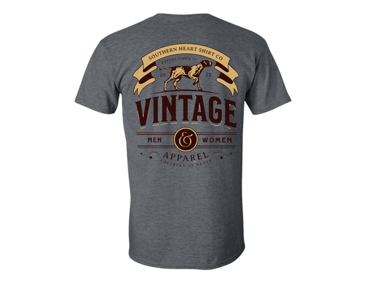 Vintage Grey- Southern Heart Shirt Co- Made to order
