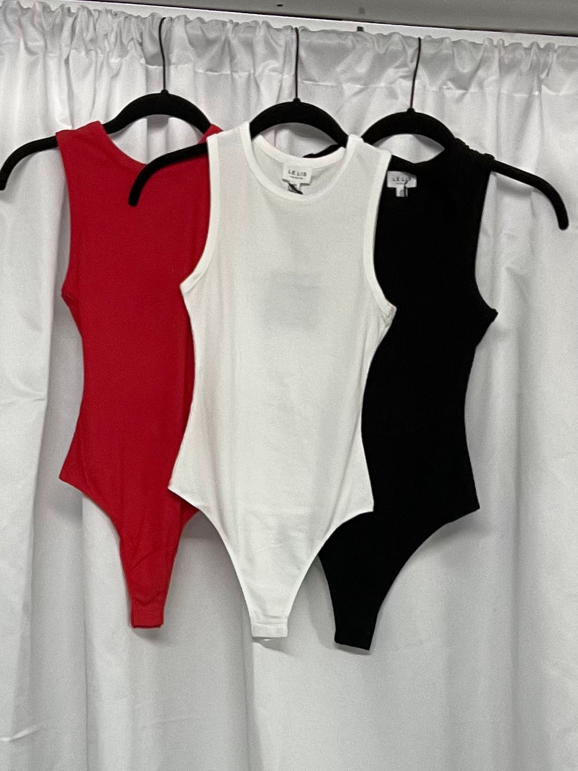 Be Bold Body Suits- Black, Fuchsia, White and Red